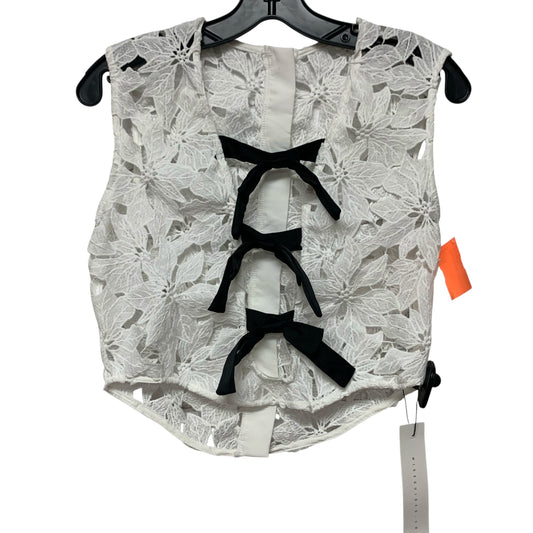 Top Sleeveless By Missguided In White, Size: S