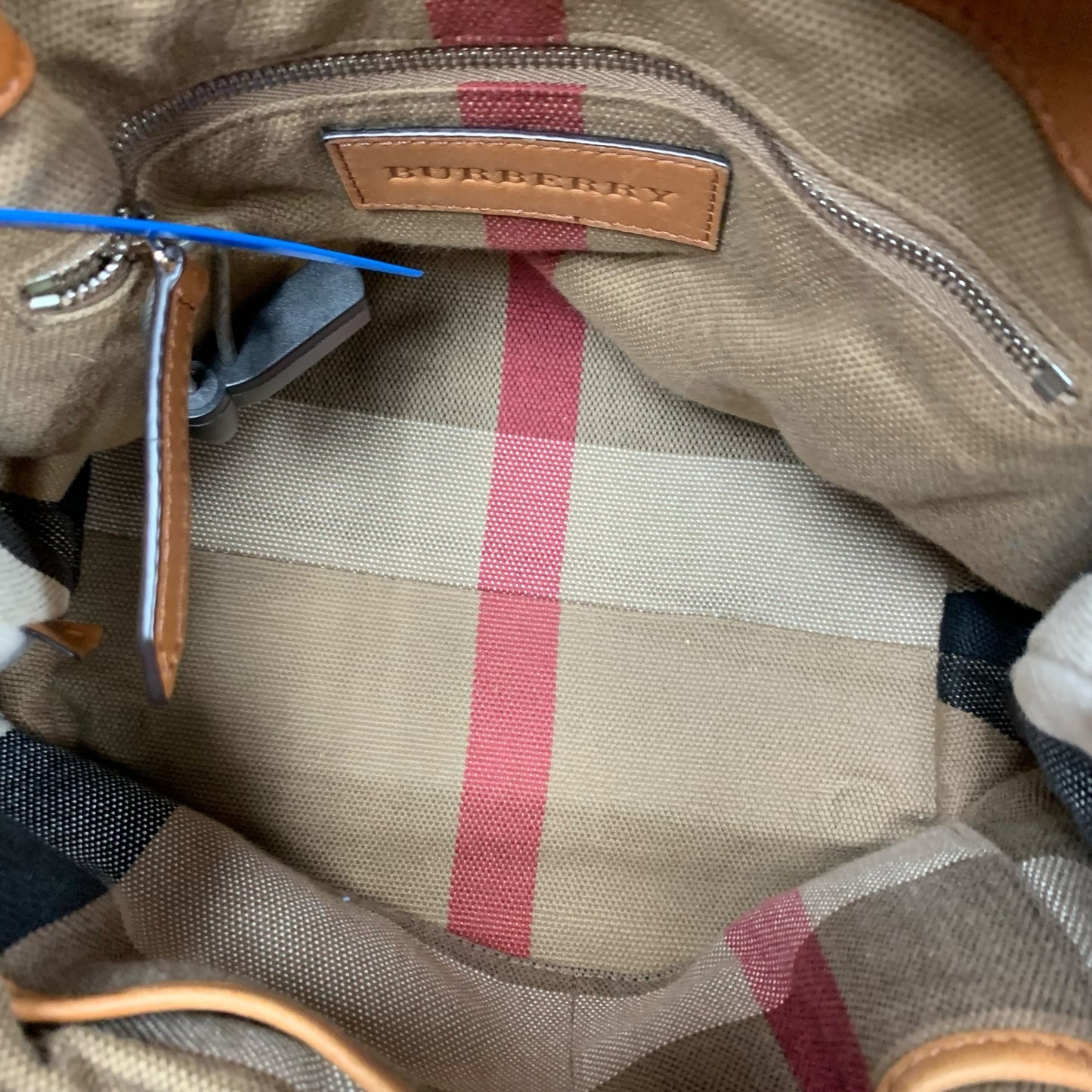 Tote Luxury Designer By Burberry, Size: Small