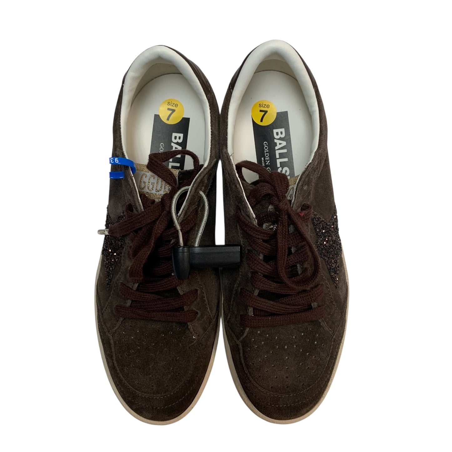 Shoes Luxury Designer By Golden Goose In Brown, Size: 7