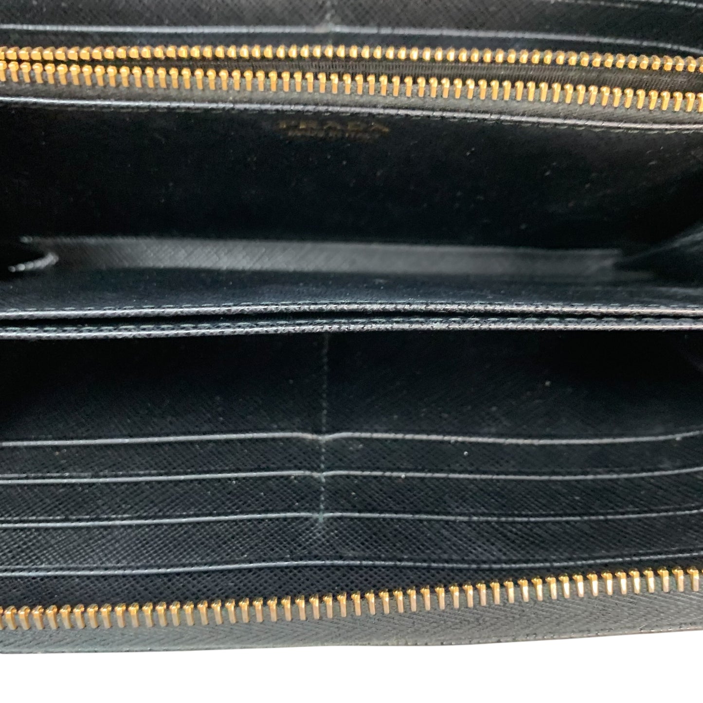 Wallet Luxury Designer By Prada, Size: Large