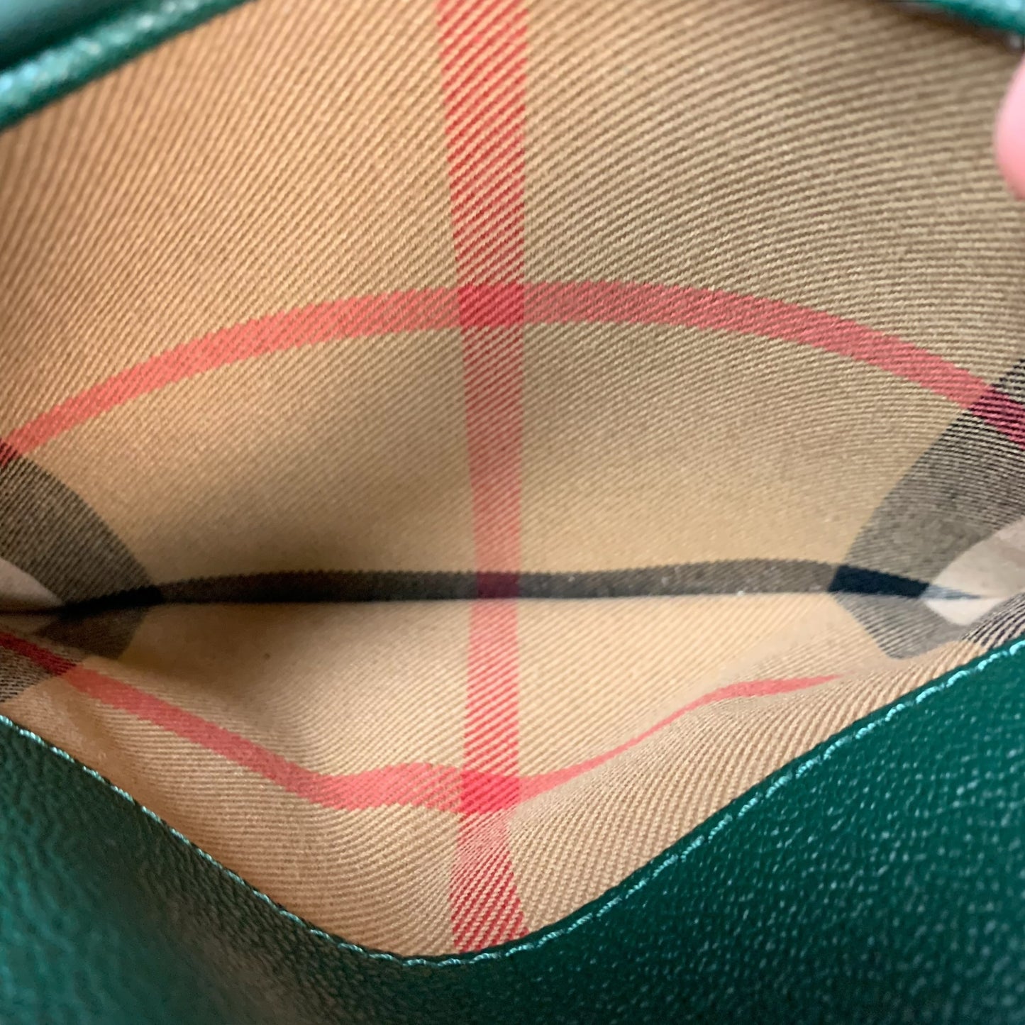 Crossbody Luxury Designer By Burberry, Size: Medium *Notch missing on buckle