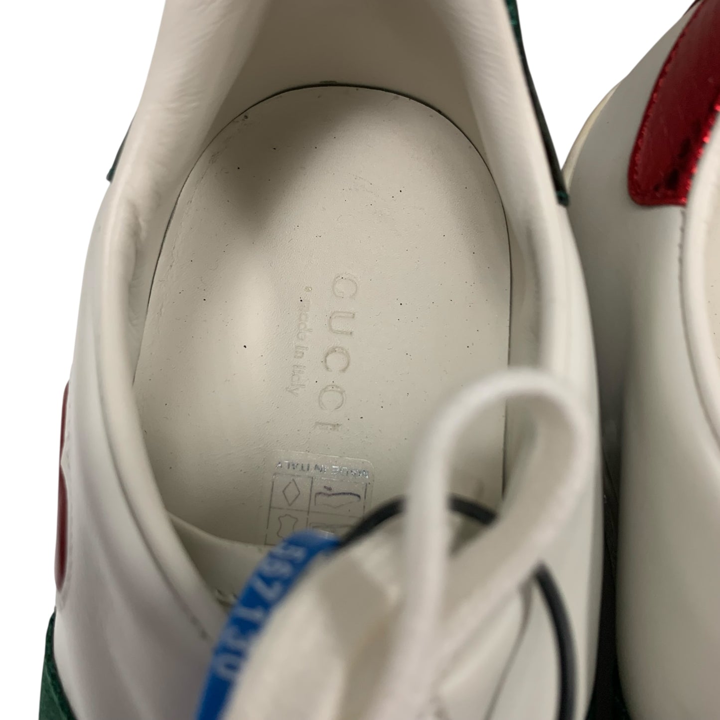 Shoes Luxury Designer By Gucci In White, Size: 7