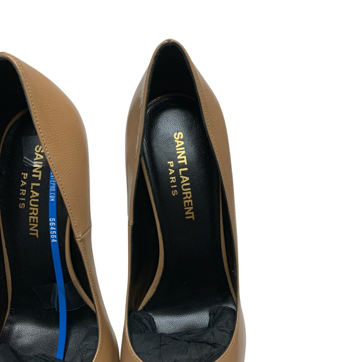 Shoes Luxury Designer By Yves Saint Laurent In Tan, Size: 6.5