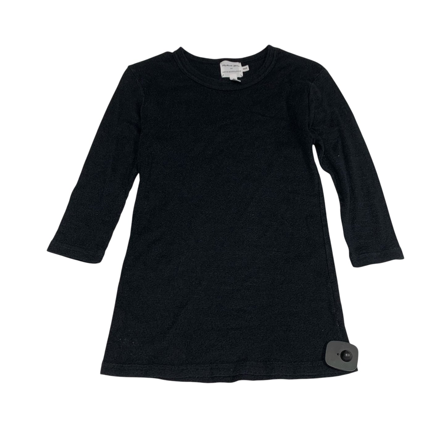 Top 3/4 Sleeve Basic By Anthropologie In Black, Size:Xs