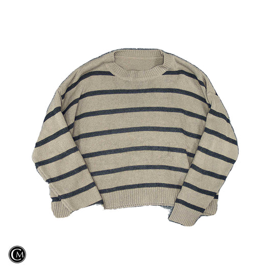 Sweater By Clothes Mentor In Black & Brown, Size: L image 1