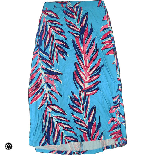 Skirt Designer By Lilly Pulitzer In Blue & Pink, Size: M image 1