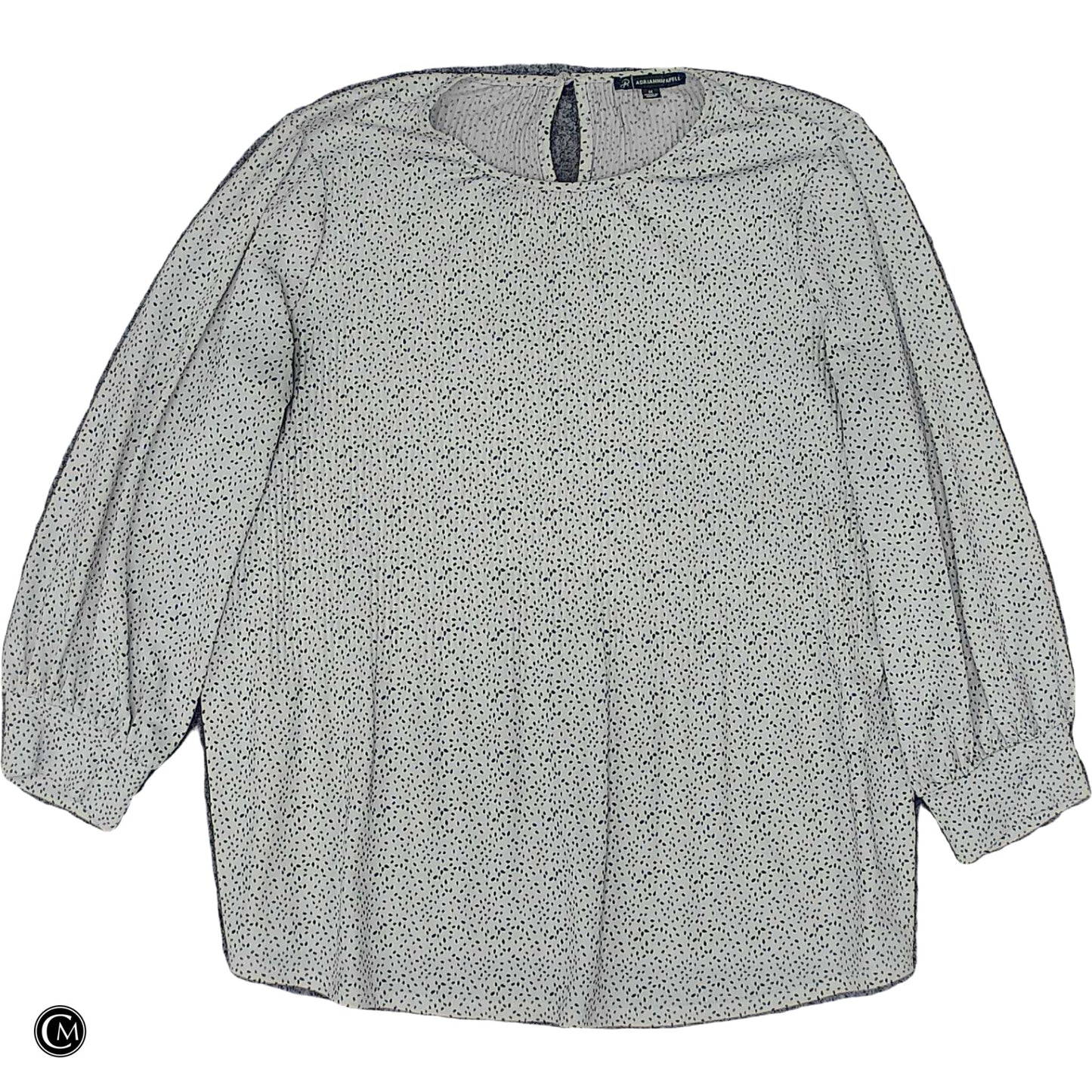 Top Ls By Adrianna Papell In Black & White, Size: M image 1