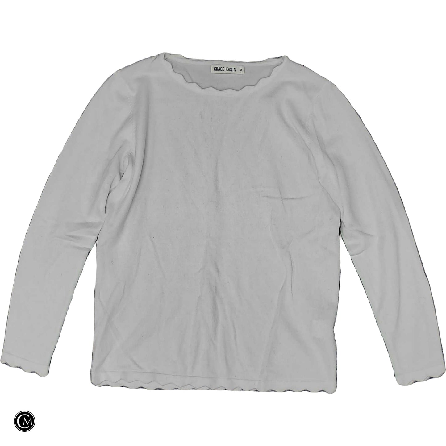 Top Ls By Grace Karin In White, Size: M image 1