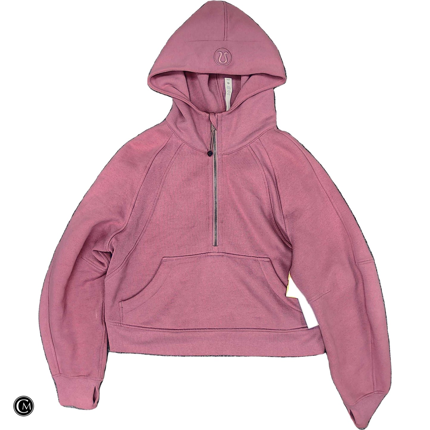 Athletic Sweatshirt Hoodie By Lululemon In Pink, Size: Xs image 1