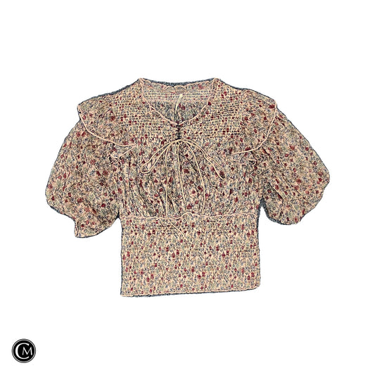 Blouse Ss By Free People In Floral Print, Size: S image 1