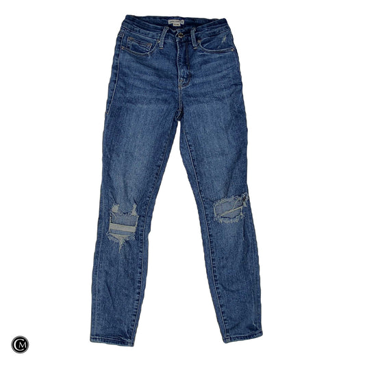 Jeans Skinny By Good American In Blue Denim, Size: 0 image 1