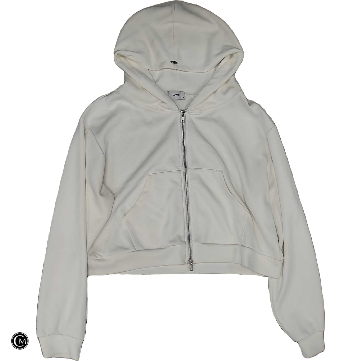 Jacket Other By Clothes Mentor In Cream, Size: L image 1