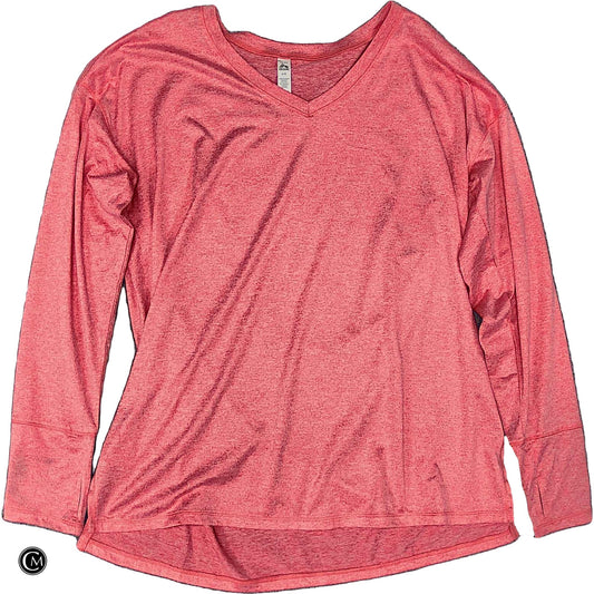 Athletic Top Ls Crewneck By Rbx In Pink, Size: L image 1