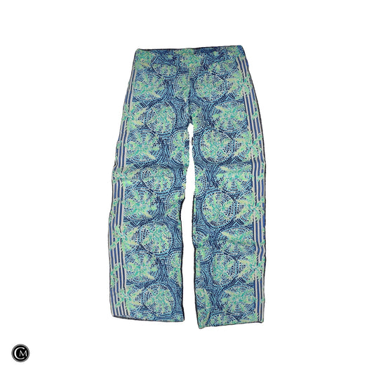 Pants Designer By Lilly Pulitzer In Blue & Green, Size: M image 1