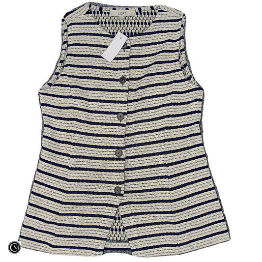 Vest Other By Loft In Black & Cream, Size: S image 1