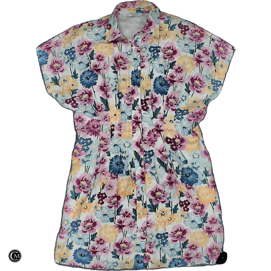 Dress Casual Short By Ann Taylor In Floral Print, Size: S image 1