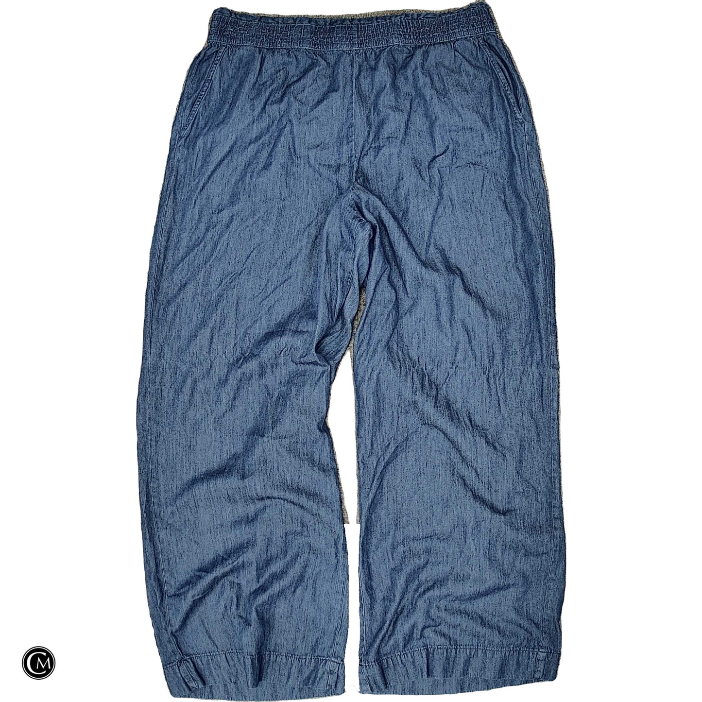 Pants Wide Leg By Joe Fresh In Blue, Size: Xl image 1