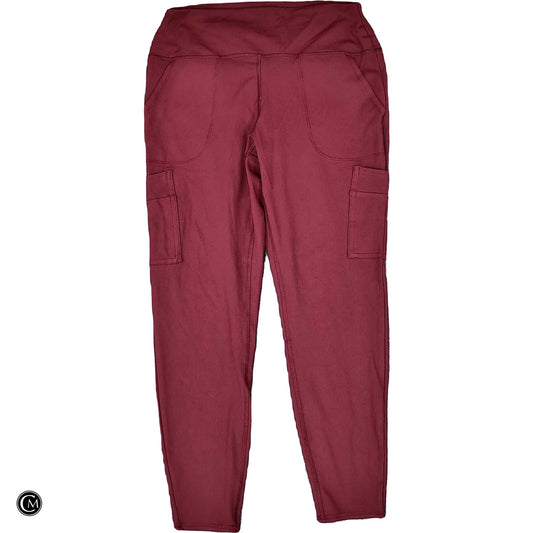 Athletic Leggings By Spyder In Red, Size: Xl image 1