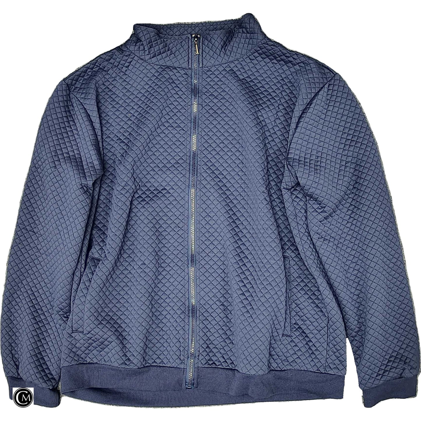 Jacket Other By Clothes Mentor In Navy, Size: Xxl image 1