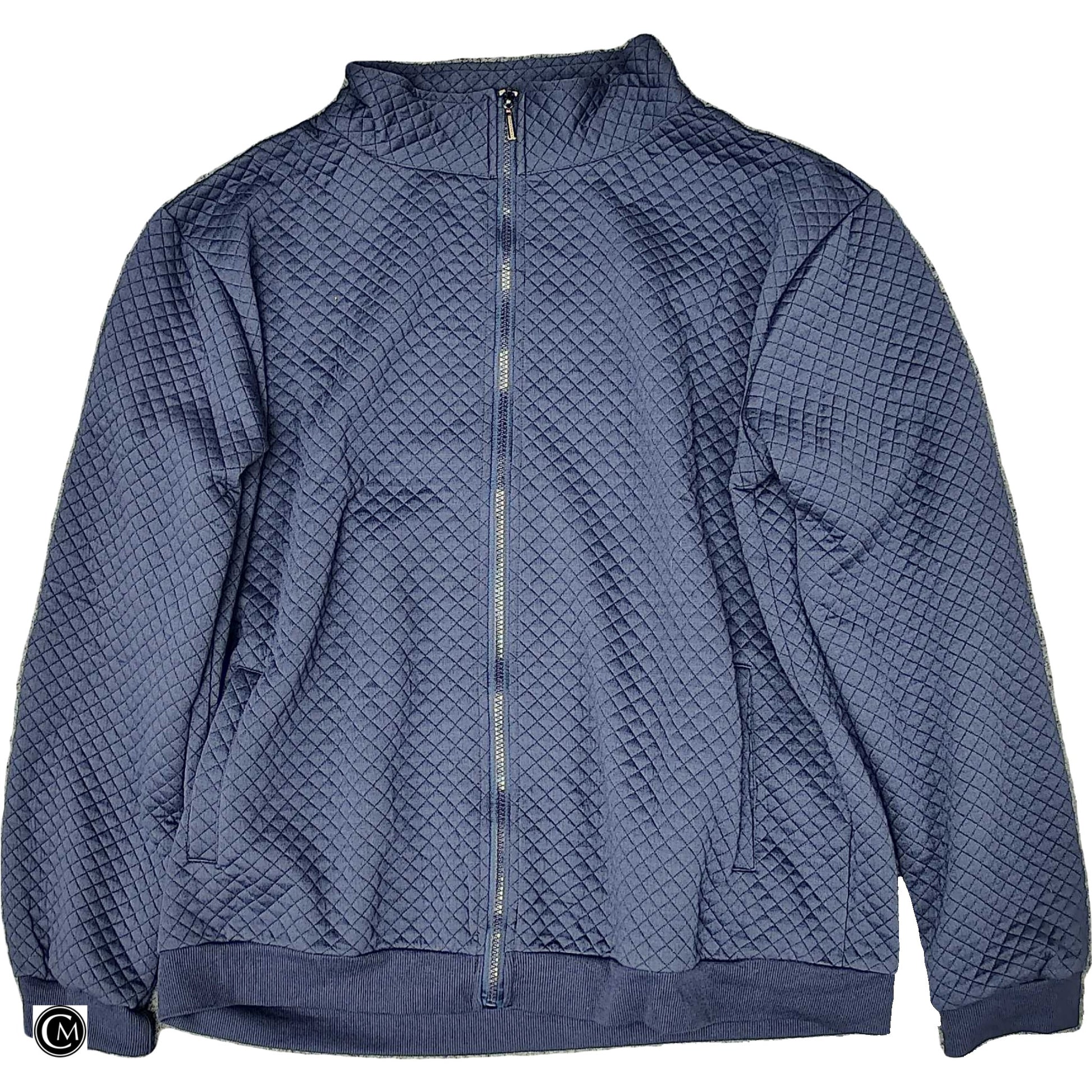 Jacket Other By Clothes Mentor In Navy, Size: Xxl image 1