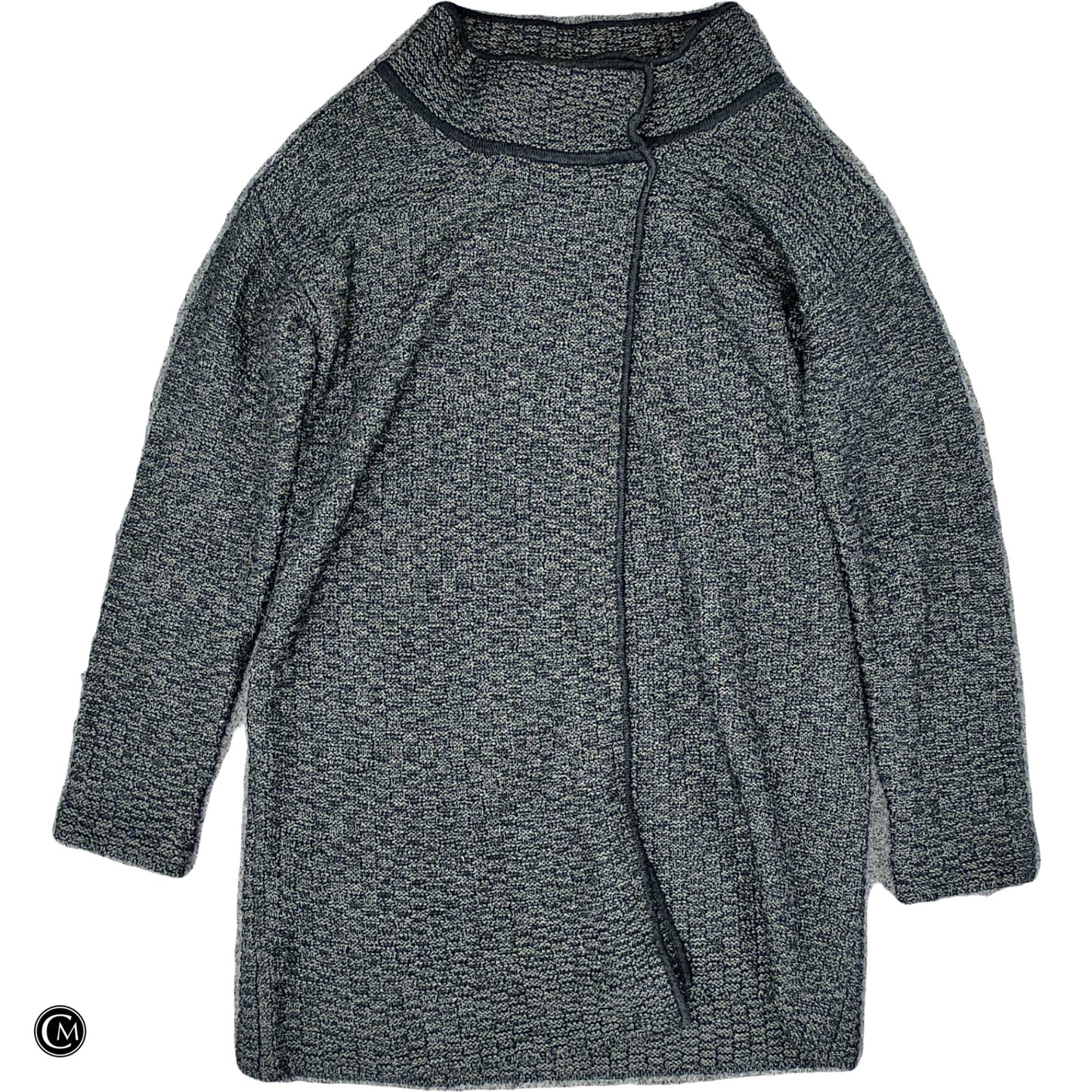 Sweater Cardigan By Nine West In Grey, Size: M image 1