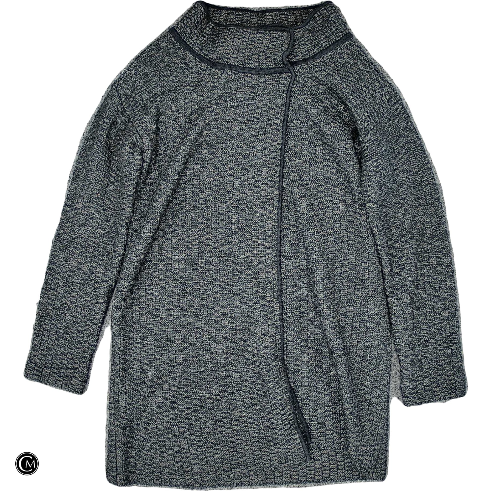 Sweater Cardigan By Nine West In Grey, Size: M image 1