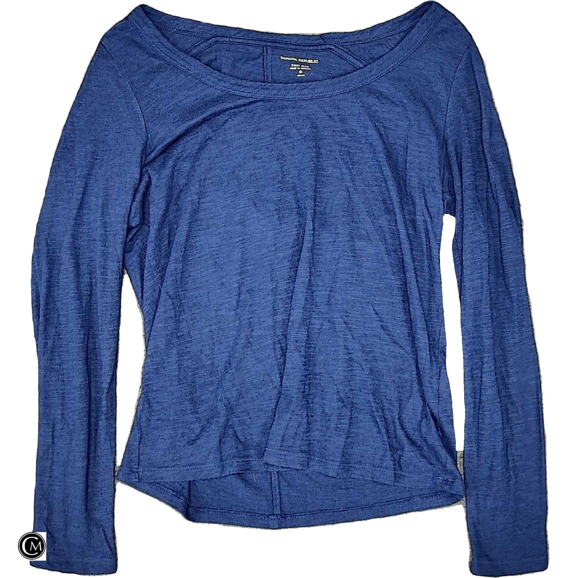 Top Ls Basic By Banana Republic In Blue, Size: Mp image 1