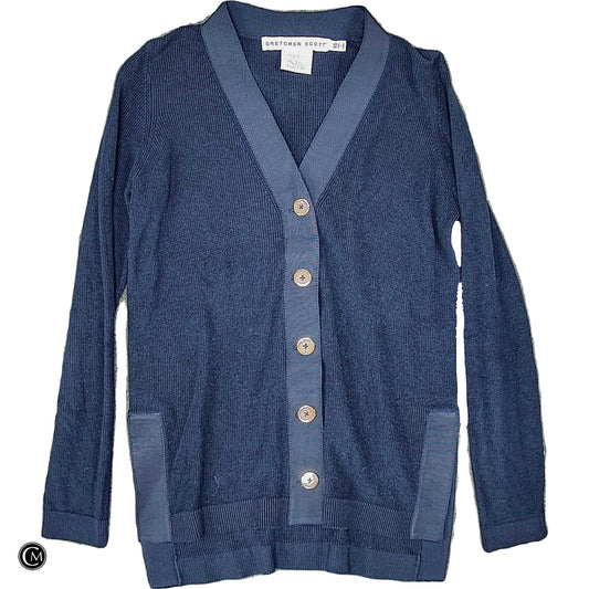 Cardigan By Gretchen Scott In Navy, Size: Xs image 1