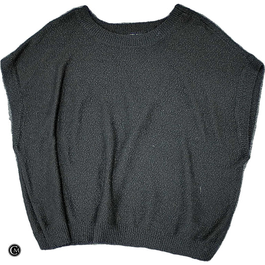 Vest Sweater By Clothes Mentor In Black, Size: 3x image 1