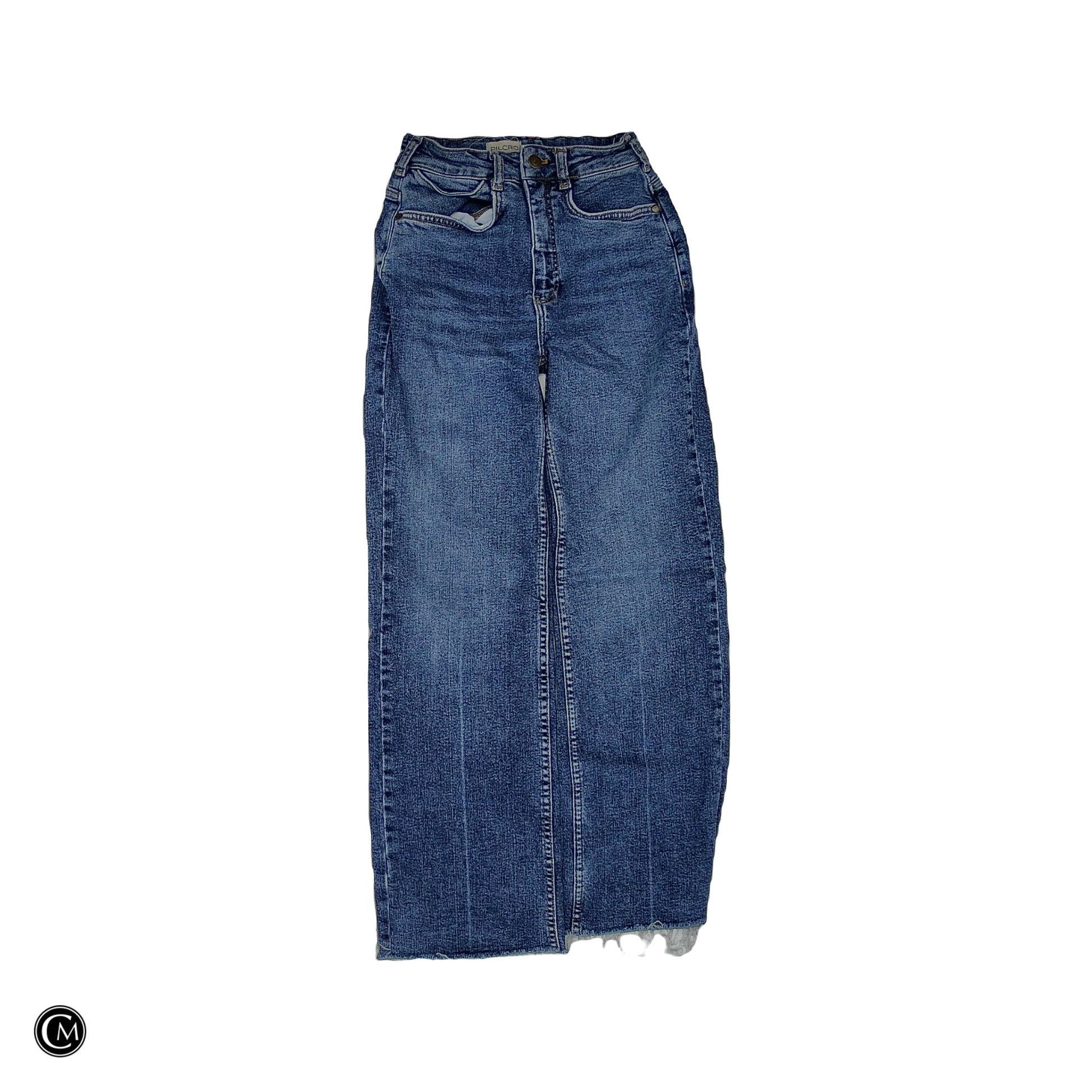 Jeans Straight By Pilcro In Blue Denim, Size: 0 image 1