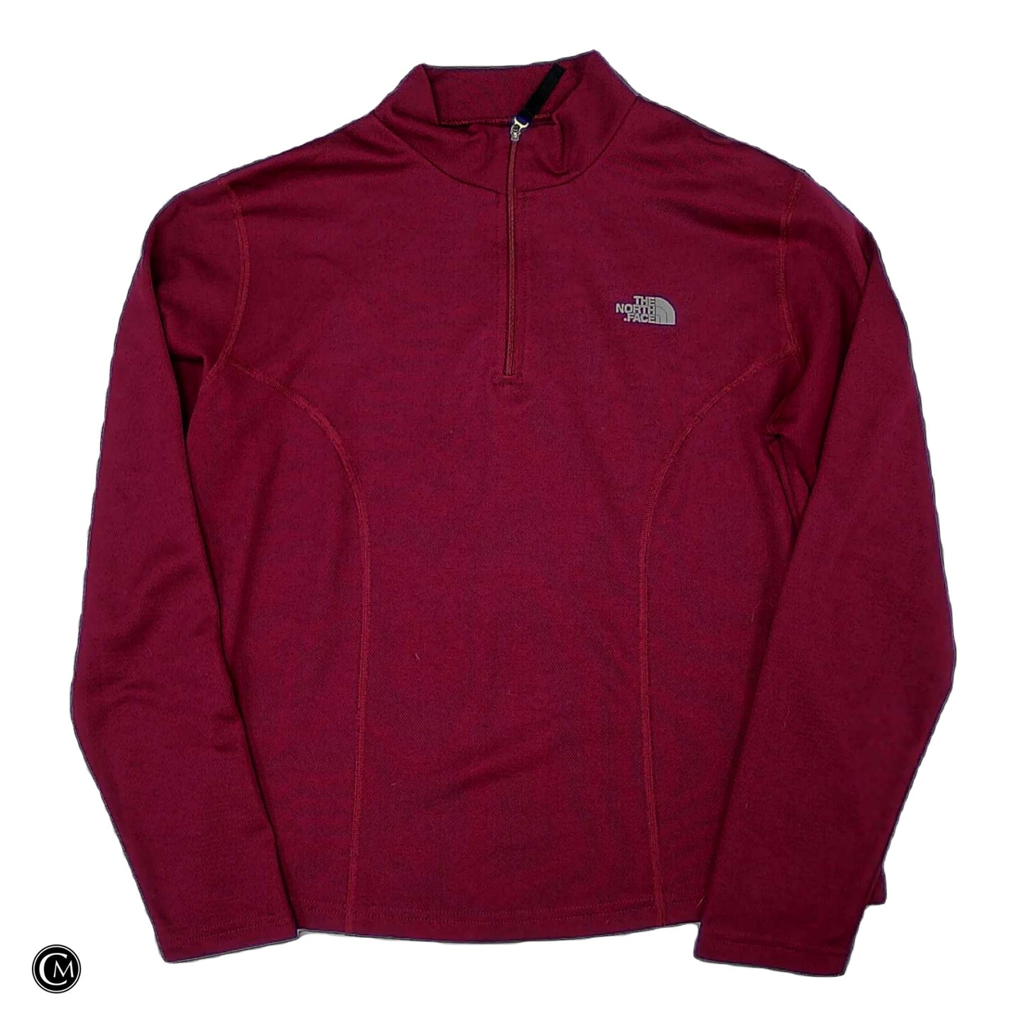 Athletic Top Ls Collar By The North Face In Purple, Size: L image 1