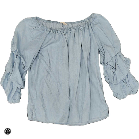 Top Ls By Jane And Delancey In Blue Denim, Size: Xs image 1