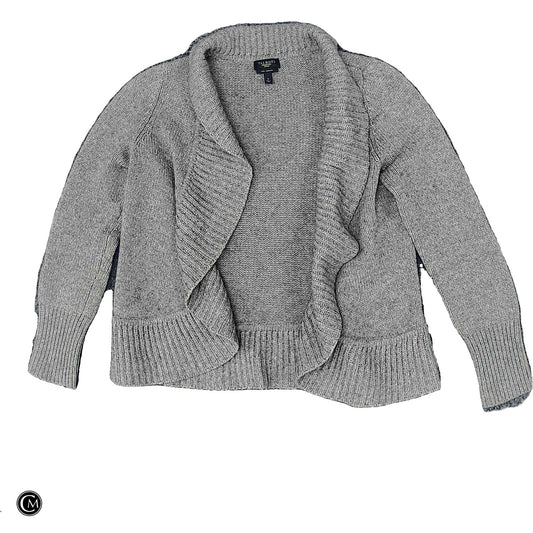 Sweater Cardigan By Talbots In Grey, Size: Sp image 1