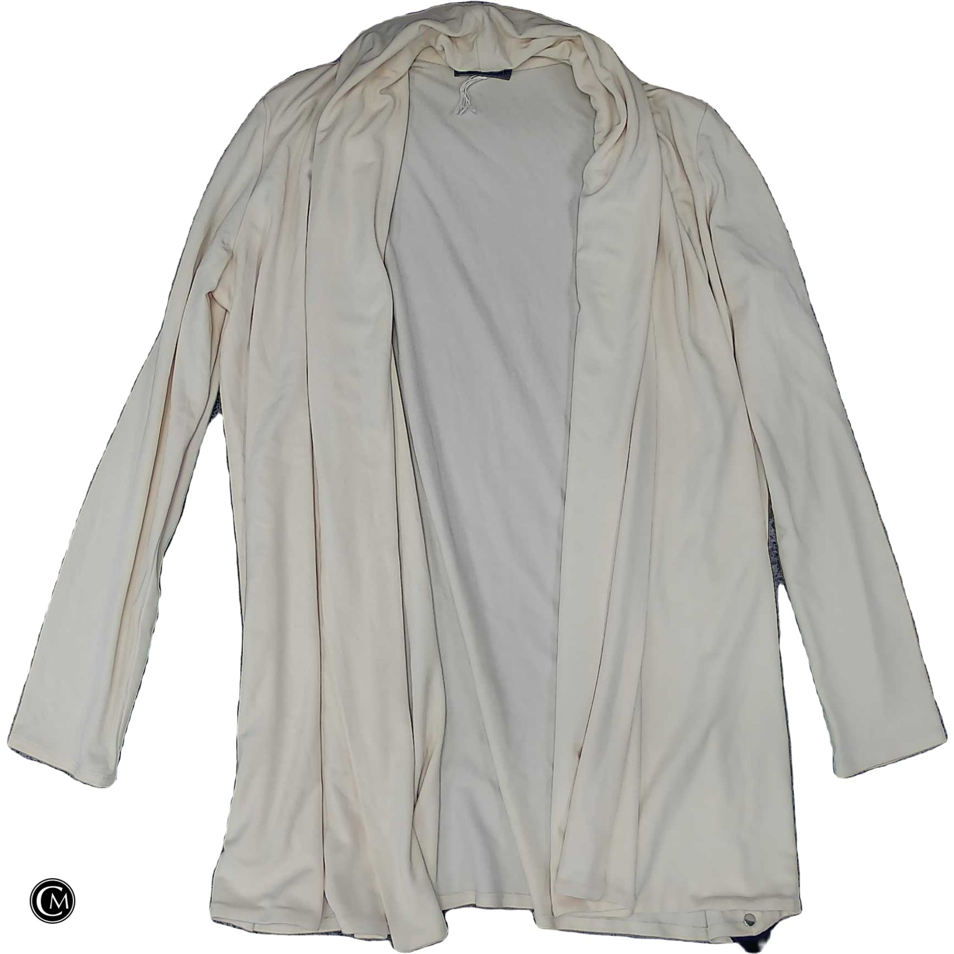 Cardigan Designer By The Row In Cream, Size: L image 1