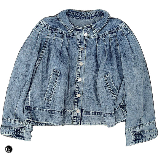 Jacket Denim By Clothes Mentor In Blue Denim, Size: Xxl image 1