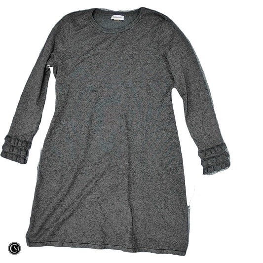 Dress Sweater By Calvin Klein In Grey, Size: L image 1