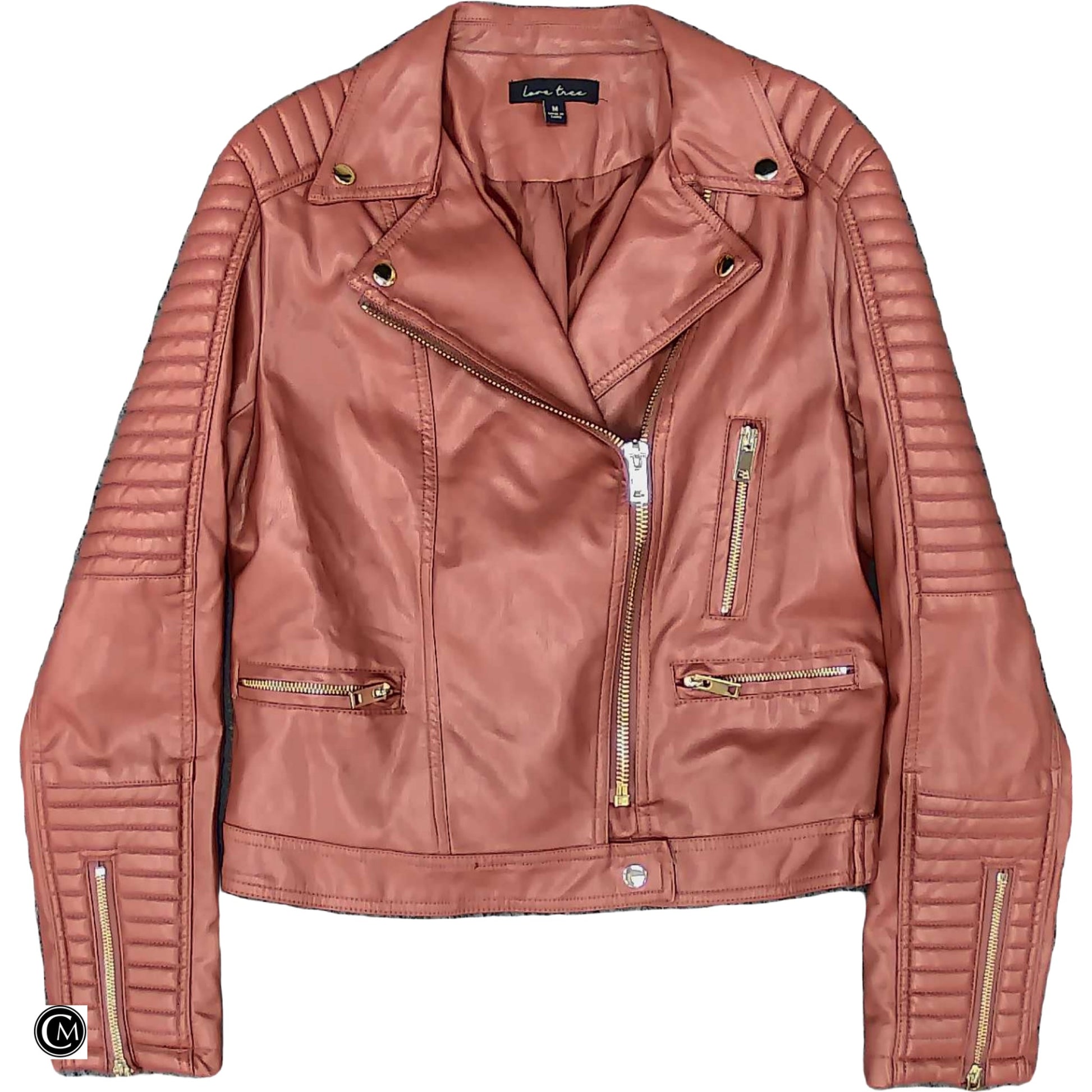 Jacket Moto By Love Tree In Pink, Size: M image 1
