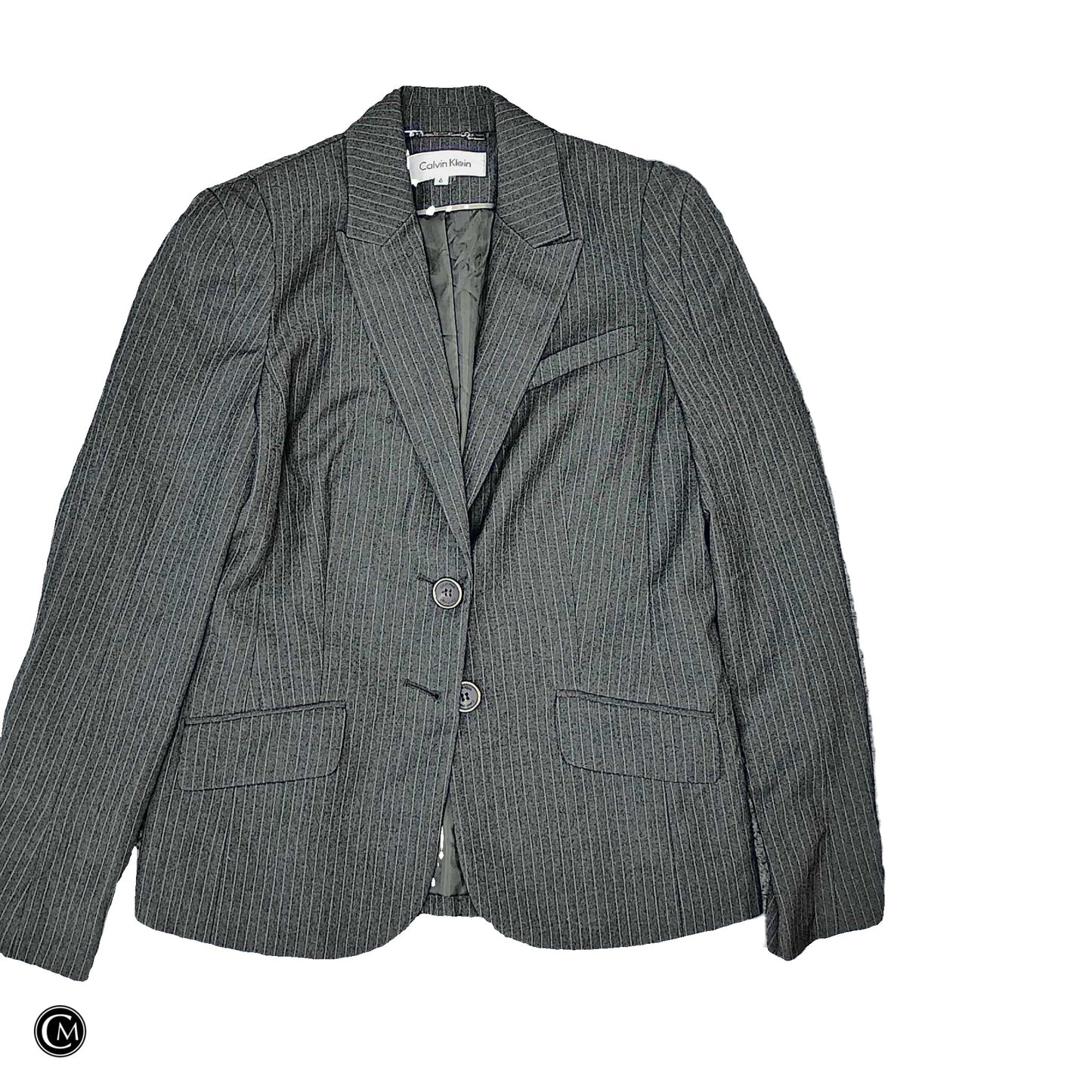 Blazer By Calvin Klein In Grey, Size: S image 1