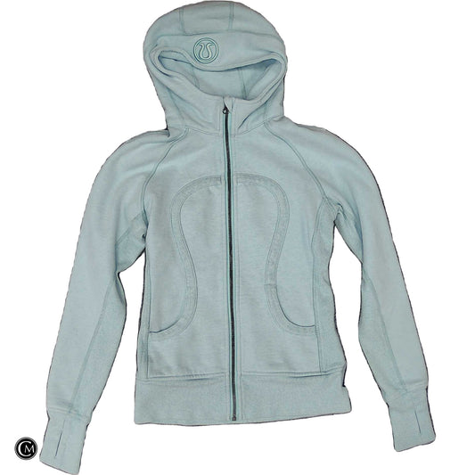 Athletic Sweatshirt Hoodie By Lululemon In Blue, Size: S image 1