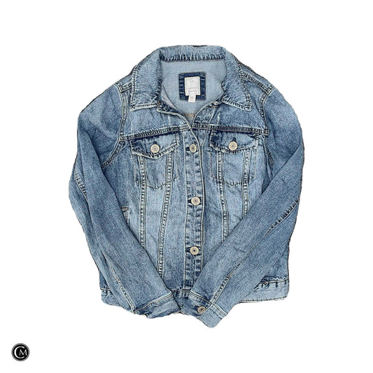 Jacket Denim By Lc Lauren Conrad In Blue Denim, Size: Xs image 1