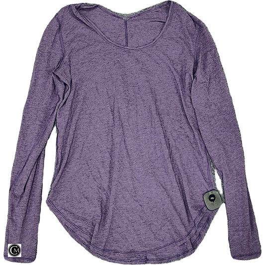 Athletic Top Ls Crewneck By Lululemon In Purple, Size: S image 1