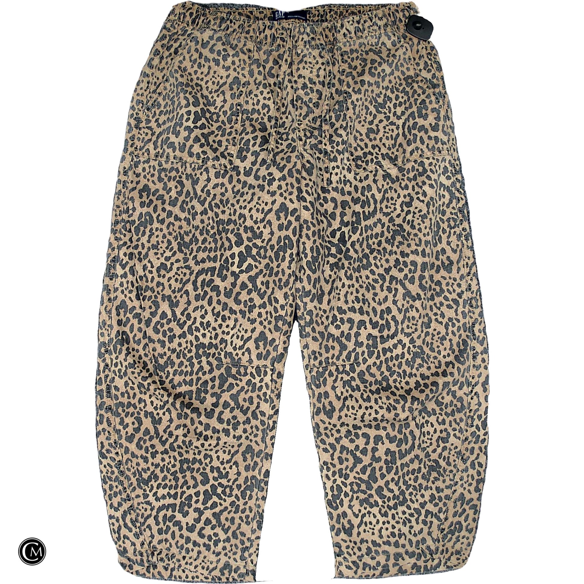 Pants Wide Leg By Gap In Animal Print, Size: 12 image 1