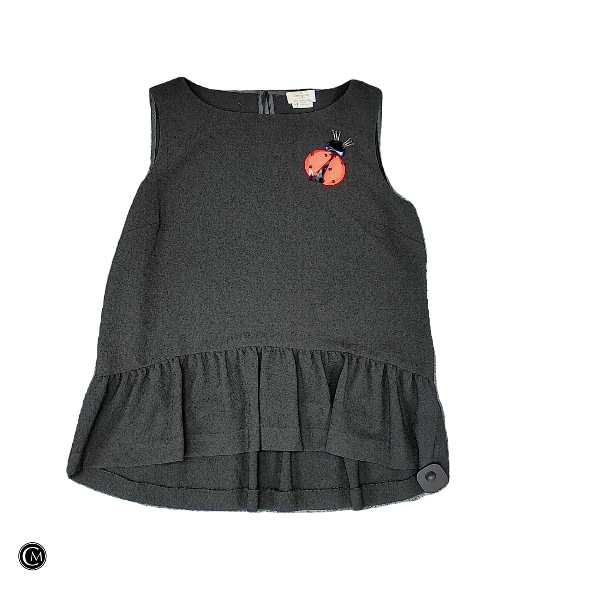 Top Sleeveless Designer By Kate Spade In Black, Size: M image 1