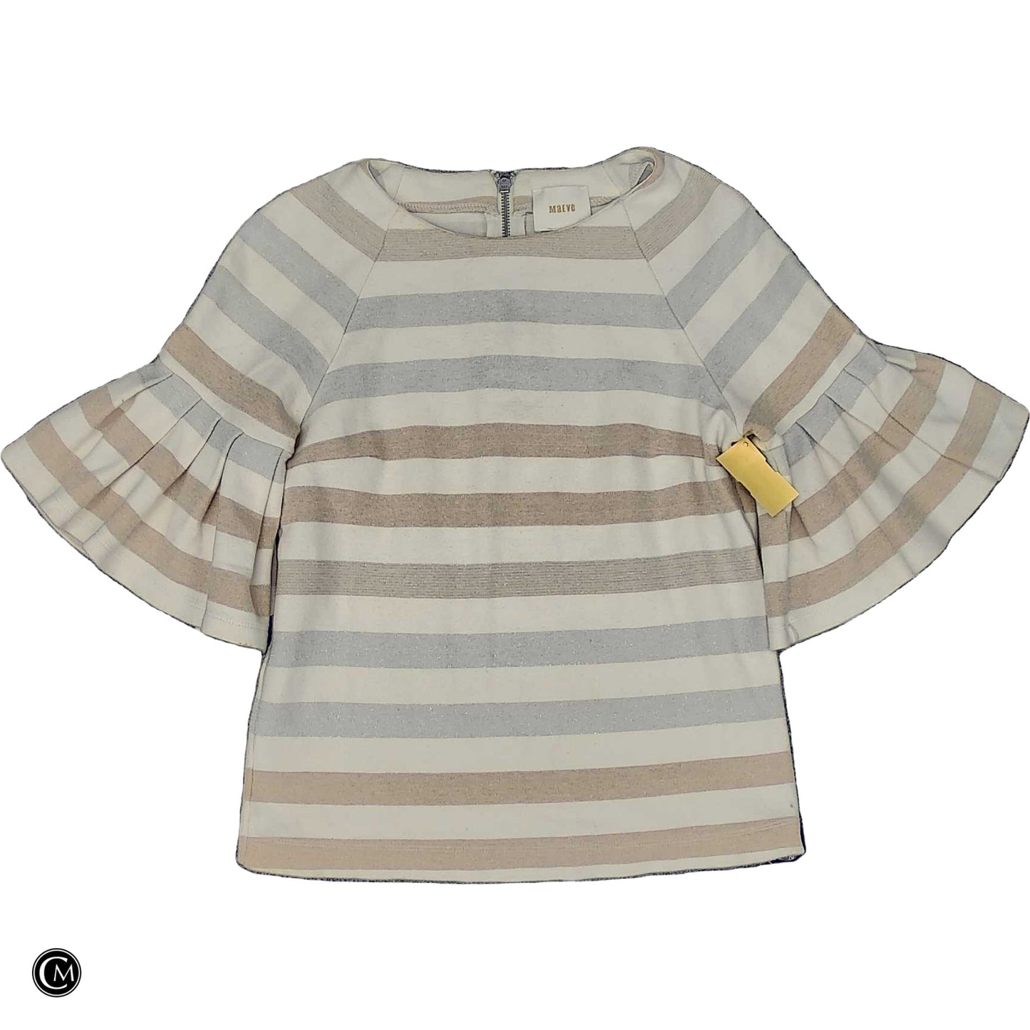 Top Ss By Maeve In Brown & Cream, Size: Xs image 1