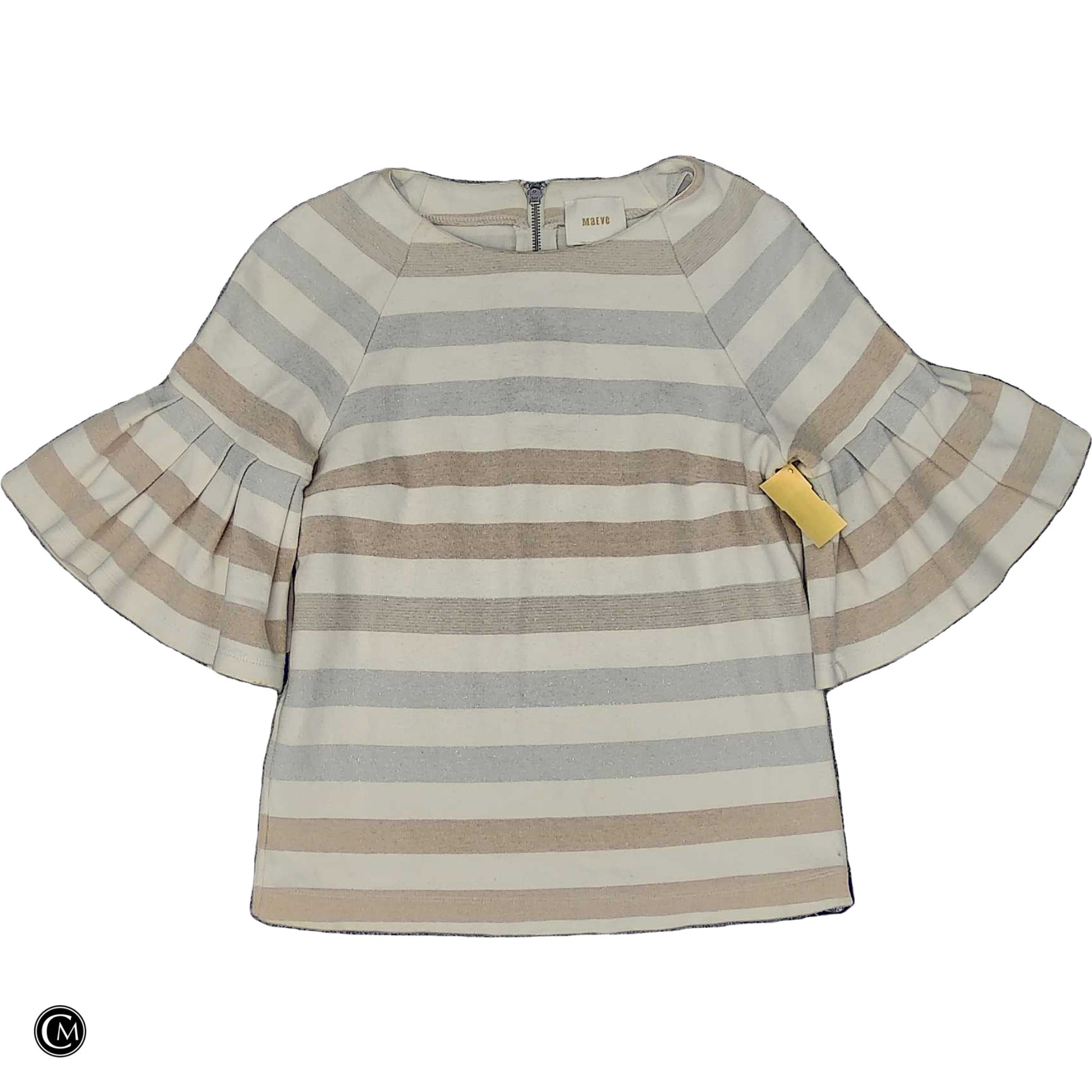 Top Ss By Maeve In Brown & Cream, Size: Xs image 1