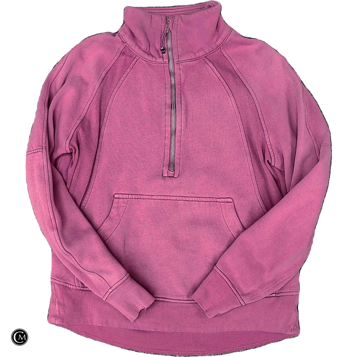 Athletic Sweatshirt Collar By Lululemon In Pink, Size: Xs image 1