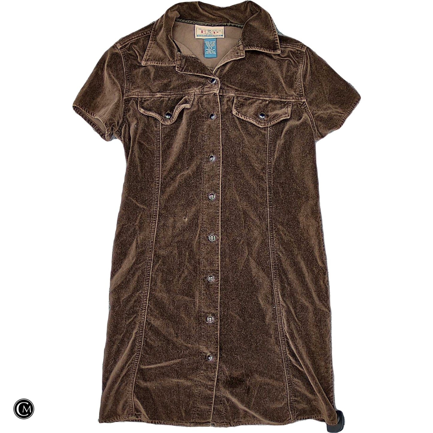 Dress Casual Short By Express In Brown, Size: S image 1