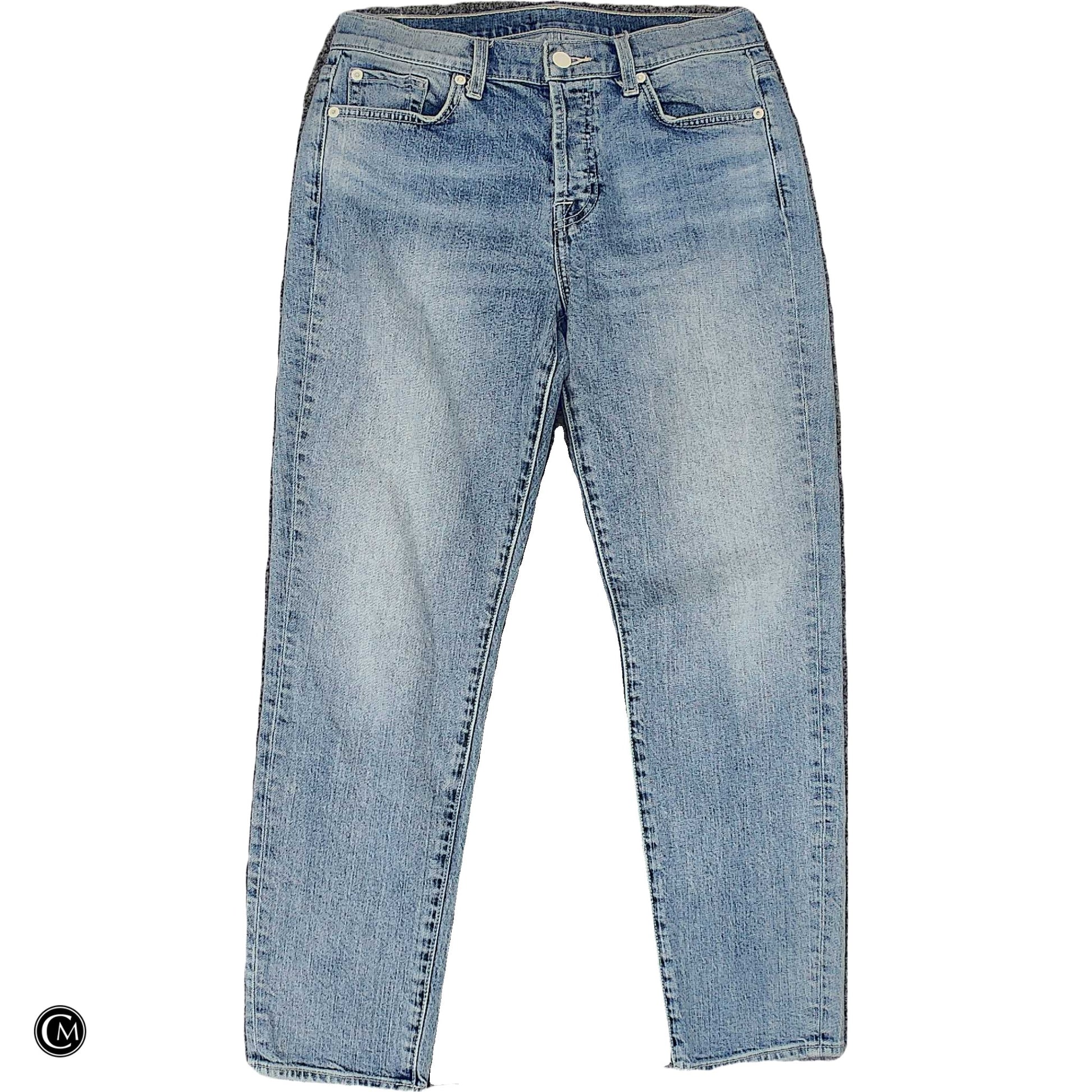 Jeans Straight By 7 For All Mankind In Blue Denim, Size: 4 image 1