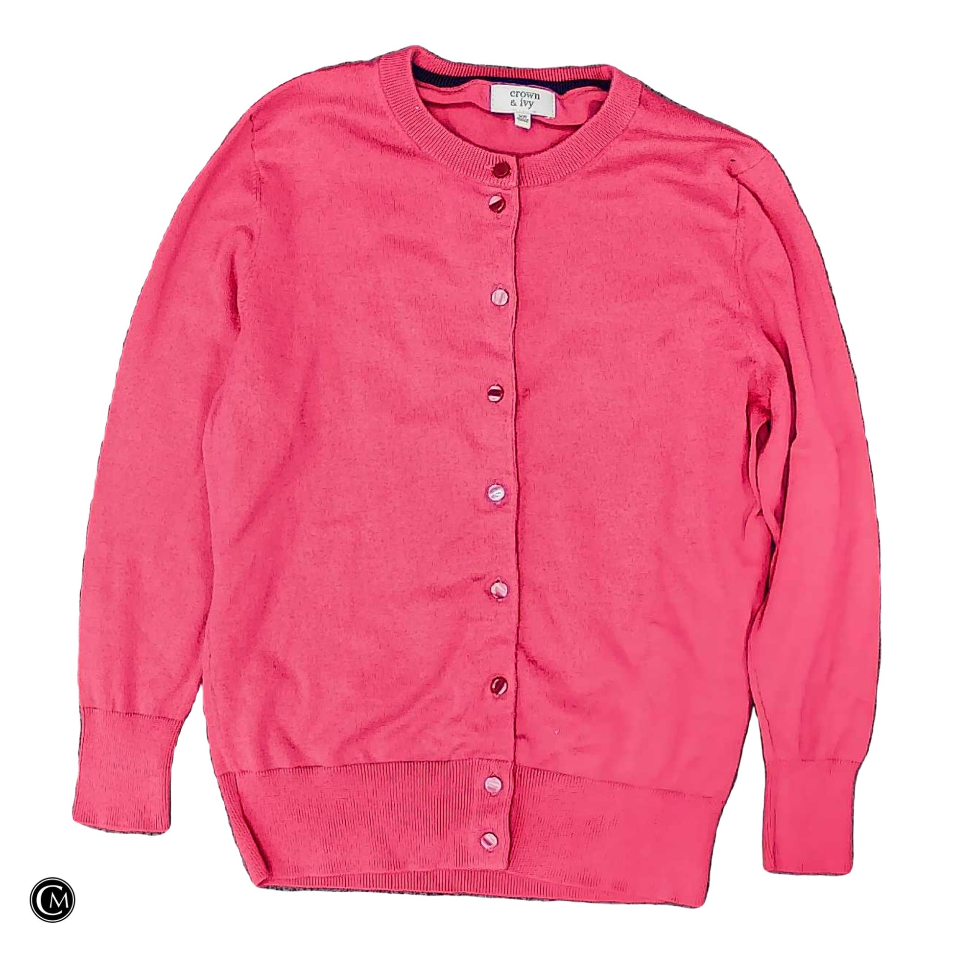 Cardigan By Crown And Ivy In Pink, Size: Xs image 1