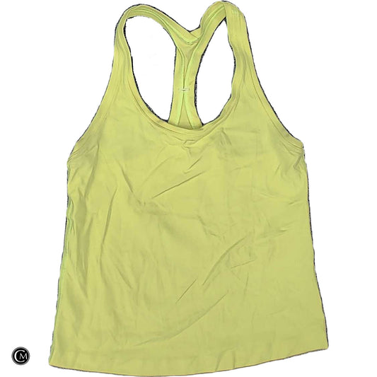 Athletic Tank Top By Lululemon In Yellow, Size: S image 1